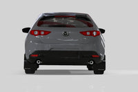 Thumbnail for Rally Armor 19-25 Mazda3 Hatchback Red UR Mud Flap w/White Logo