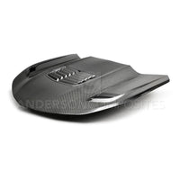 Thumbnail for Anderson Composites 16-19 Chevrolet Camaro Double Sided Carbon Fiber Type-T2 Style Hood