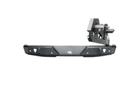 Thumbnail for Rugged Ridge 18-22 Jeep Wrangler (JL) Rubicon/Spt 2dr HD Rear Bumper w/Swing Out Tire Carrier - Blk
