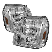 Thumbnail for Spyder GMC Yukon 07-14/GMC Yukon XL 07-14 Projector Headlights LED Halo LED Chrome PRO-YD-GY07-HL-C