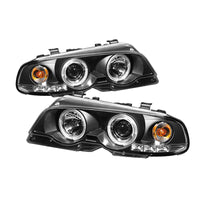 Thumbnail for Spyder BMW E46 3-Series 00-03 2DR 1PC Projector Headlights LED Halo LED Blk PRO-YD-BMWE46-2D-HL-BK