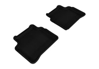 Thumbnail for 3D MAXpider 2007-2012 Nissan Altima Sedan Kagu 2nd Row Floormats - Black