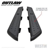 Thumbnail for Westin 2019 Dodge Ram Crew Cab ( Excludes 1500 Classic)  Outlaw Nerf Step Bars