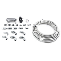 Thumbnail for DeatschWerks 05-19 Yukon/Tahoe/Suburban DW400 Pump Module Return Plumbing Kit SS PTFE