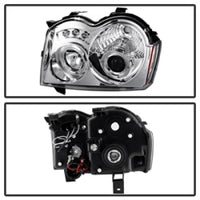 Thumbnail for Spyder Jeep Grand Cherokee 05-07 Projector Headlights LED Halo LED Chrm Low 9006 PRO-YD-JGC05-HL-C