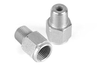 Thumbnail for Haltech M10 x 1.0 to 1/8 BSPT Adaptor - Stainless Steel