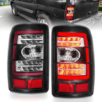 Thumbnail for ANZO 2000-2006 Chevrolet Tahoe LED Tail Lights w/ Clear Lens Black Housing
