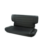 Thumbnail for Rugged Ridge Fold&Tumble Rear Seat Black Denim 97-02 Jeep Wrangler TJ
