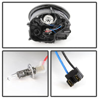 Thumbnail for Spyder Porsche 911 997 2005-2009 Projector Headlights Halogen Model DRL LED Blk PRO-YD-P99705-DRL-BK