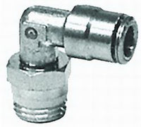 Thumbnail for Firestone Male 1/4in. NPT To 1/4in. PTC Swivel 90 Degree Elbow Air Fitting (WR17603101)