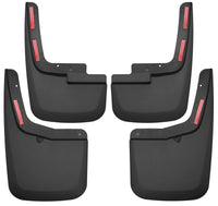 Thumbnail for Husky Liners 2015-2017 Ford F-150 w/ OE Fender Flares Front and Rear Mud Guards - Black