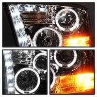 Thumbnail for Spyder Dodge Ram 1500 09-14 10-14 Projector Headlights Halogen- LED Halo LED - Chrm PRO-YD-DR09-HL-C