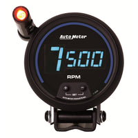 Thumbnail for AutoMeter Gauge Tach 3-3/4in. 10K RPM Pedestal W/ Quick-Lite Digital Blk W/ Blue Led
