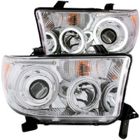 Thumbnail for ANZO 2007-2013 Toyota Tundra Projector Headlights w/ Halo Chrome (CCFL)