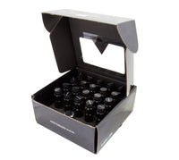 Thumbnail for NRG 700 Series M12 X 1.25 Steel Lug Nut w/Dust Cap Cover Set 21 Pc w/Locks & Lock Socket - Black