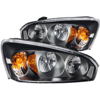 Thumbnail for ANZO 2004-2007 Chevrolet Malibu Crystal Headlights Black