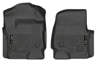 Thumbnail for Husky Liners 17 Ford F-250 Super Duty SuperCab WeatherBeater Black Floor Liners