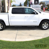 Thumbnail for Westin 19-20 Ram 1500 Quad Cab (Excludes Ram 1500 Classic) PRO TRAXX 4 Oval Nerf Step Bars - Black