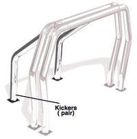Thumbnail for Go Rhino RHINO Bed Bar - Kickers - Chrome