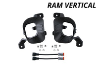 Thumbnail for Diode Dynamics SS3 Ram Vertical Fog Light Mounting Bracket Kit