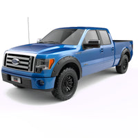 Thumbnail for EGR 09-14 Ford F150 67in / 78.8in Bed Baseline Bolt-Style Fender Flares (Set of 4) - Textured Black