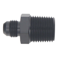 Thumbnail for DeatschWerks 6AN Male Flare to 1/2in Male NPT Adapter - Anodized Matte Black
