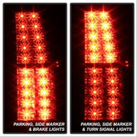 Thumbnail for Spyder Chevy Suburban/GMC Yukon/Yukon Denali 07-14 LED Tail Lights Blk ALT-YD-CSUB07-LED-BK