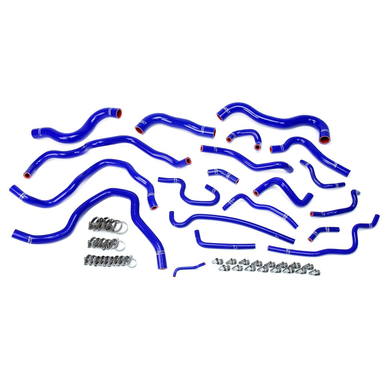 HPS Blue Reinforced Silicone Radiator Heater Coolant Hose Kit for Honda 16-19 Civic 2.0L Non Turbo