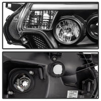 Thumbnail for Spyder Toyota Tacoma 12-15 Projector Headlights Light Bar DRL Black PRO-YD-TT12-LBDRL-BK