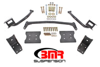 Thumbnail for BMR 79-04 Fox Mustang Torque Box Reinforcement Plate Kit(TBR005H And TBR003H) - Black Hammertone