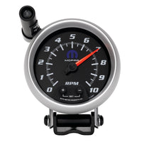 Thumbnail for AutoMeter Gauge Tach 3-3/4in. 10K RPM Pedestal W/ Ext. Quick-Lite Black Mopar