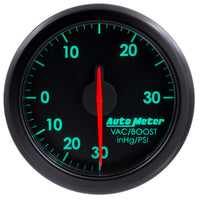 Thumbnail for Autometer Airdrive 2-1/6in Boost/Vac Gauge 30in HG/30 PSI - Black