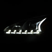 Thumbnail for ANZO 2013-2014 Nissan Altima Projector Headlights w/ Plank Style Design Black