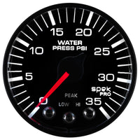 Thumbnail for Autometer Spek-Pro 52.4mm 0-35 PSI Digital Stepper Motor Water Pressue Gauge