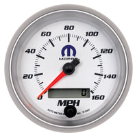 Thumbnail for AutoMeter Gauge Speedometer 3-3/8in. 160MPH Elec. Programmable White Mopar