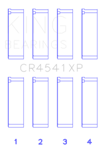 Thumbnail for King Honda F23A / F23Z / K20A3 16V (Size 0.025mm) Performance Rod Bearing Set