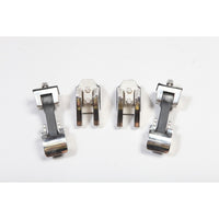 Thumbnail for Rugged Ridge 07-18 Jeep Wrangler Stainless Steel Hood Catch Set