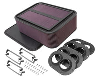 Thumbnail for K&N Custom Racing Assembly Generation 2 Carbon Fiber Air Box - Large w/ 2.50in Air Horn