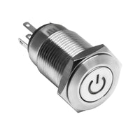 Thumbnail for Oracle Pre-Wired Power Symbol On/Off Flush Mount LED Switch - UV/Purple SEE WARRANTY