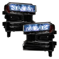 Thumbnail for Oracle 19-21 Silverado/Sierra 1500 RGB Demon Eye Headlight Kit - w/o Controller SEE WARRANTY