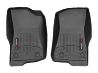 Thumbnail for WeatherTech 2018+ Jeep Wrangler Unlimited Front FloorLiner - Black