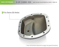 Thumbnail for DV8 Offroad HD Dana 35 Diff Cover Cast Iron Gray Powdercoat