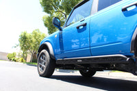 Thumbnail for Go Rhino 21-24 Ford Bronco 4WD 4dr (Excl. Bronco Sport) Frame Mount Sliders - Tex. Blk