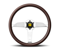 Thumbnail for Momo Super Grand Prix Steering Wheel 350 mm - Mahogany Wood/Pol Spokes