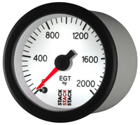 Thumbnail for Autometer Stack 52mm 0-2000 Deg F Pro Stepper Motor Exhaust Gas Temp Gauge - White