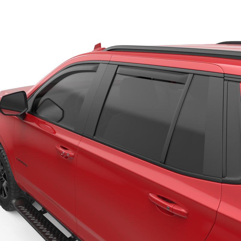 EGR 21-23 Chevrolet Tahoe In-Channel Window Visors Front/Rear Set Matte Black