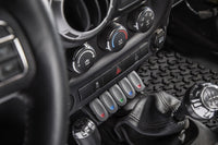Thumbnail for Rugged Ridge Lower Console Switch Panel 11-18 Jeep Wrangler JK/JKU