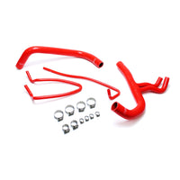 Thumbnail for HPS Reinforced Red Silicone Radiator Hose Kit Coolant for Ford 11-14 F150 3.5L V6 Twin Turbo Ecoboost