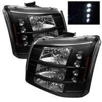 Thumbnail for Spyder Chevy Silverado 1500/2500 03-06 Bumper Lights Crystal Headlights Blk HD-YD-CS03-1PC-AM-BK