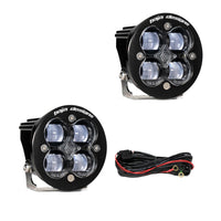 Thumbnail for Baja Designs Squadron R SAE LED Spot Light - Clear - Pair
